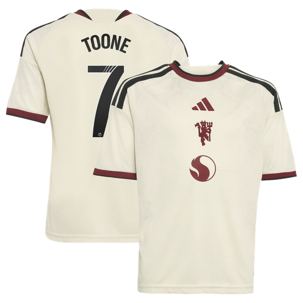 Maillot Third Manchester United adidas WSL 2026-27 - Enfant avec flocage Toone 7
