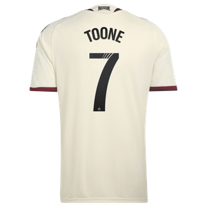 Maillot Third Manchester United adidas WSL 2026-27 avec flocage Toone 7, vue 4