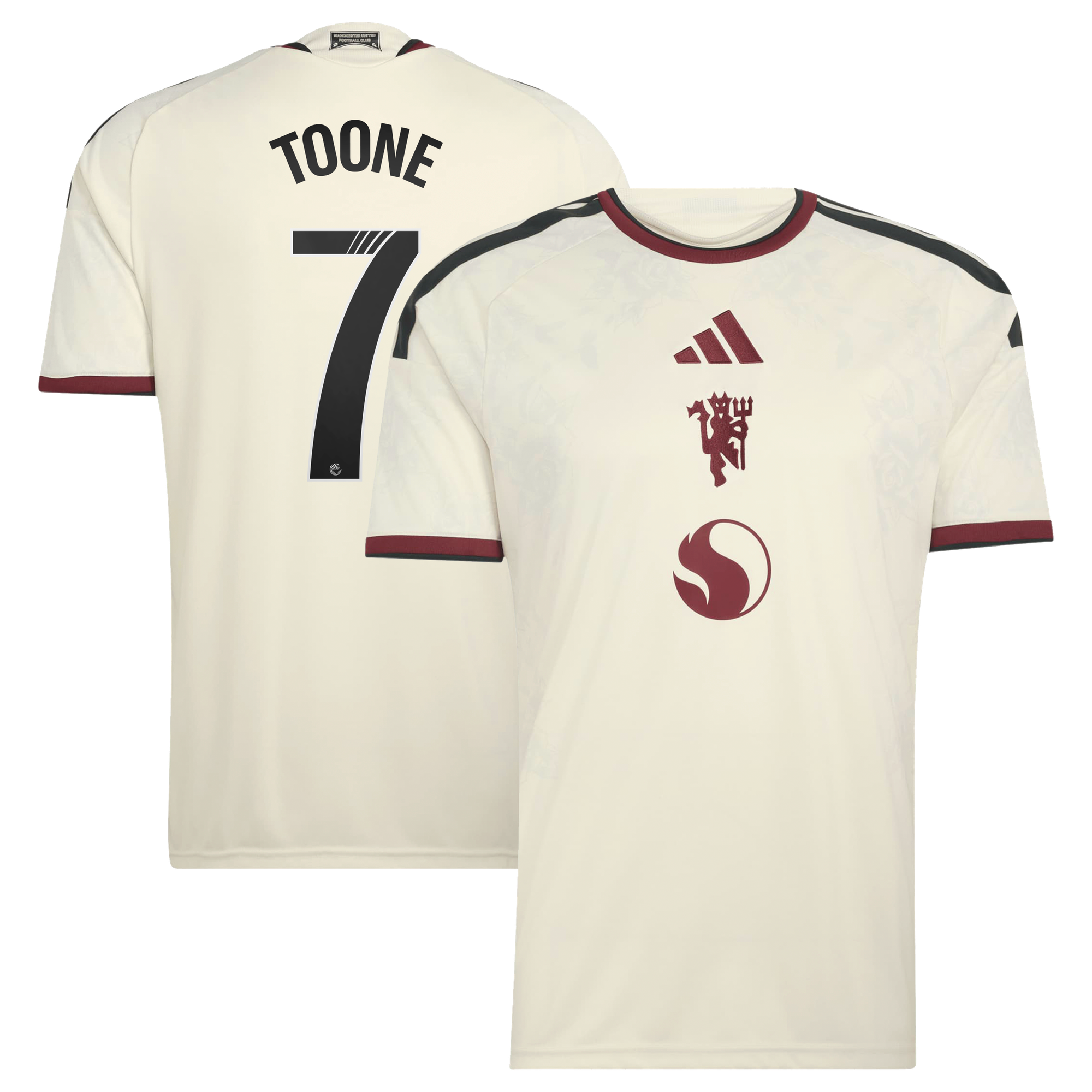 Maillot Third Manchester United adidas WSL 2026-27 avec flocage Toone 7