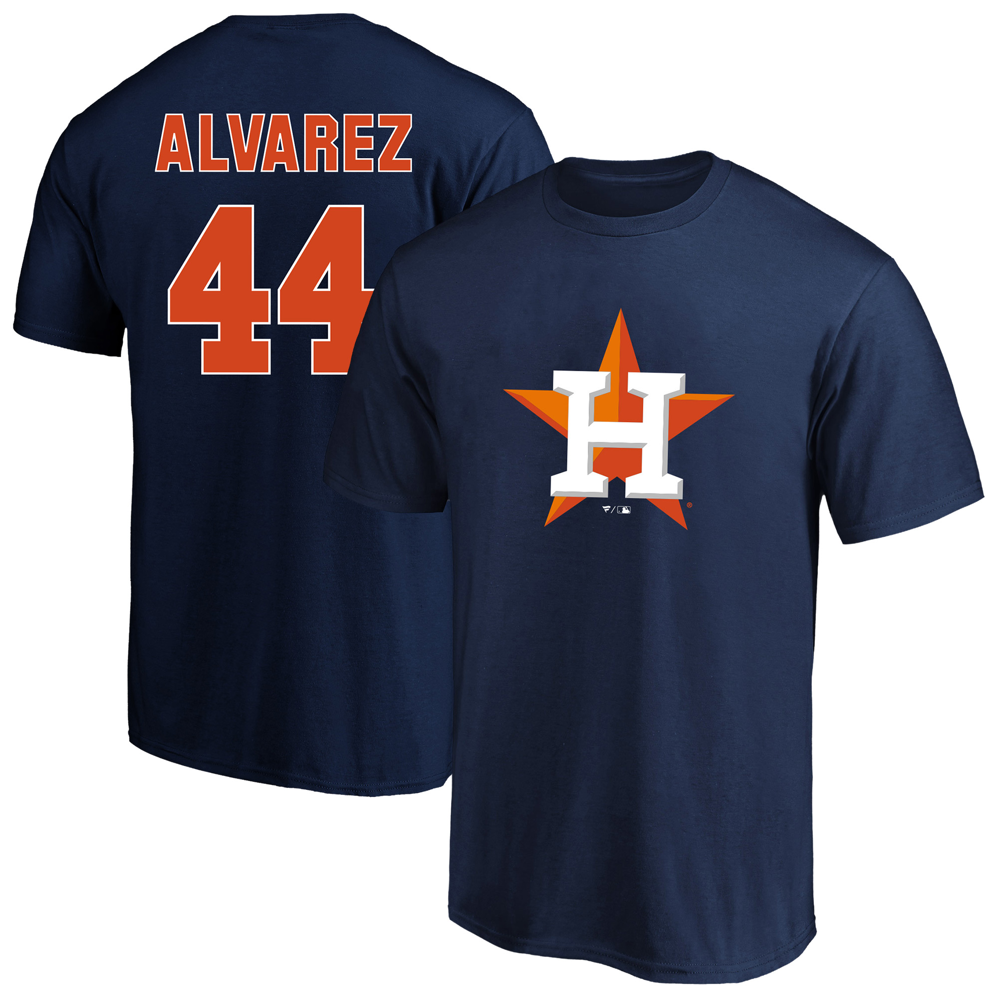 Men's Fanatics Yordan Alvarez Navy Houston Astros Big & Tall Name & Number T-Shirt