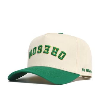 Unisex No Rivals Natural/Green Oregon Ducks Upside Down Classic Colors Adjustable Hat