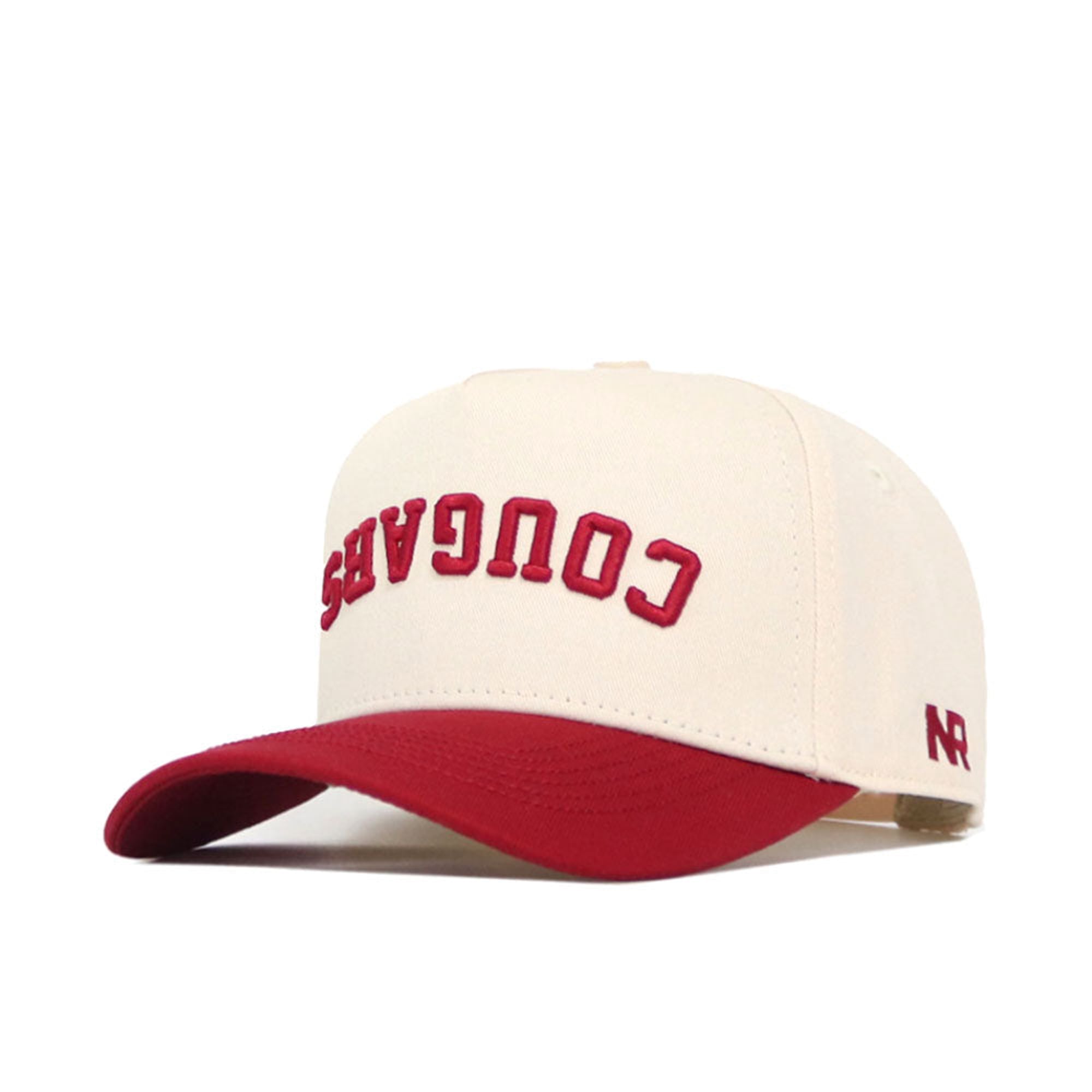 Unisex No Rivals Natural/Crimson Washington State Cougars Upside Down Classic Colors Adjustable Hat