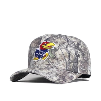 Unisex No Rivals Camo Kansas Jayhawks Outland Adjustable Hat