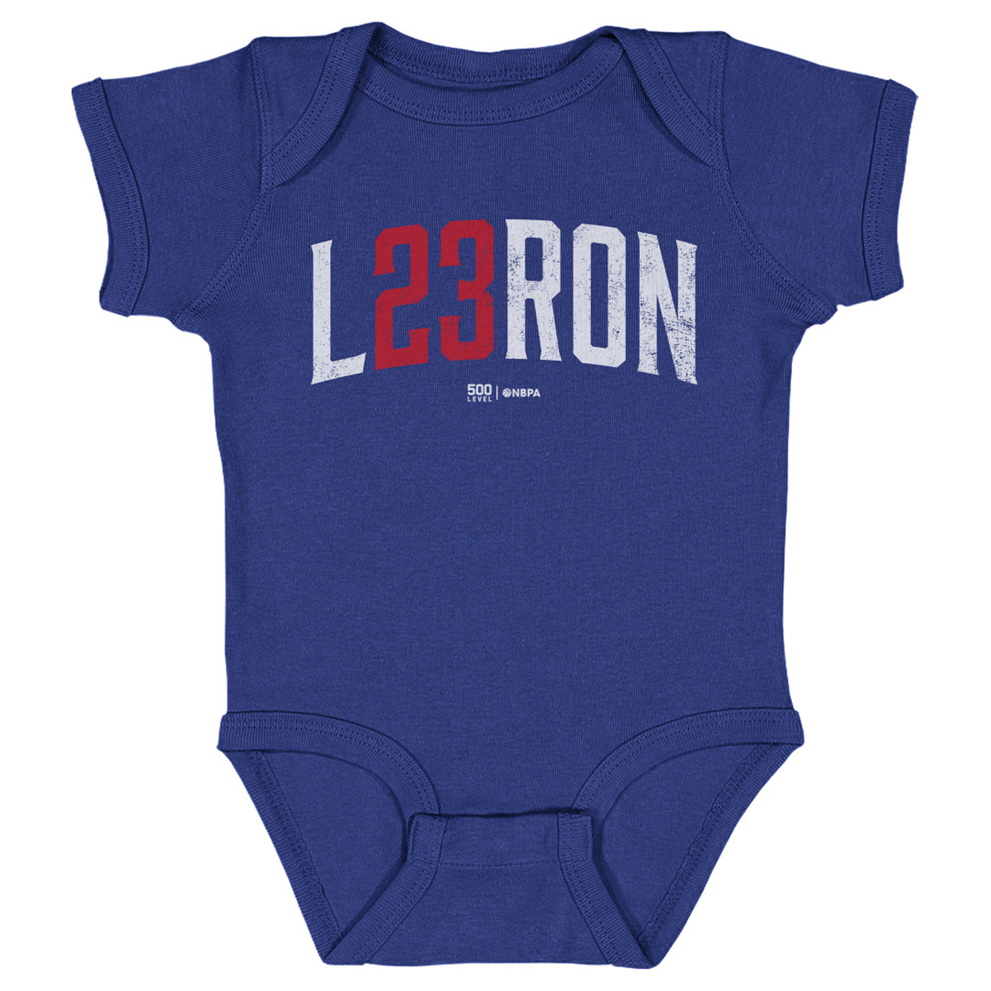 Infant 500 Level LeBron James Royal Name & Number Bodysuit