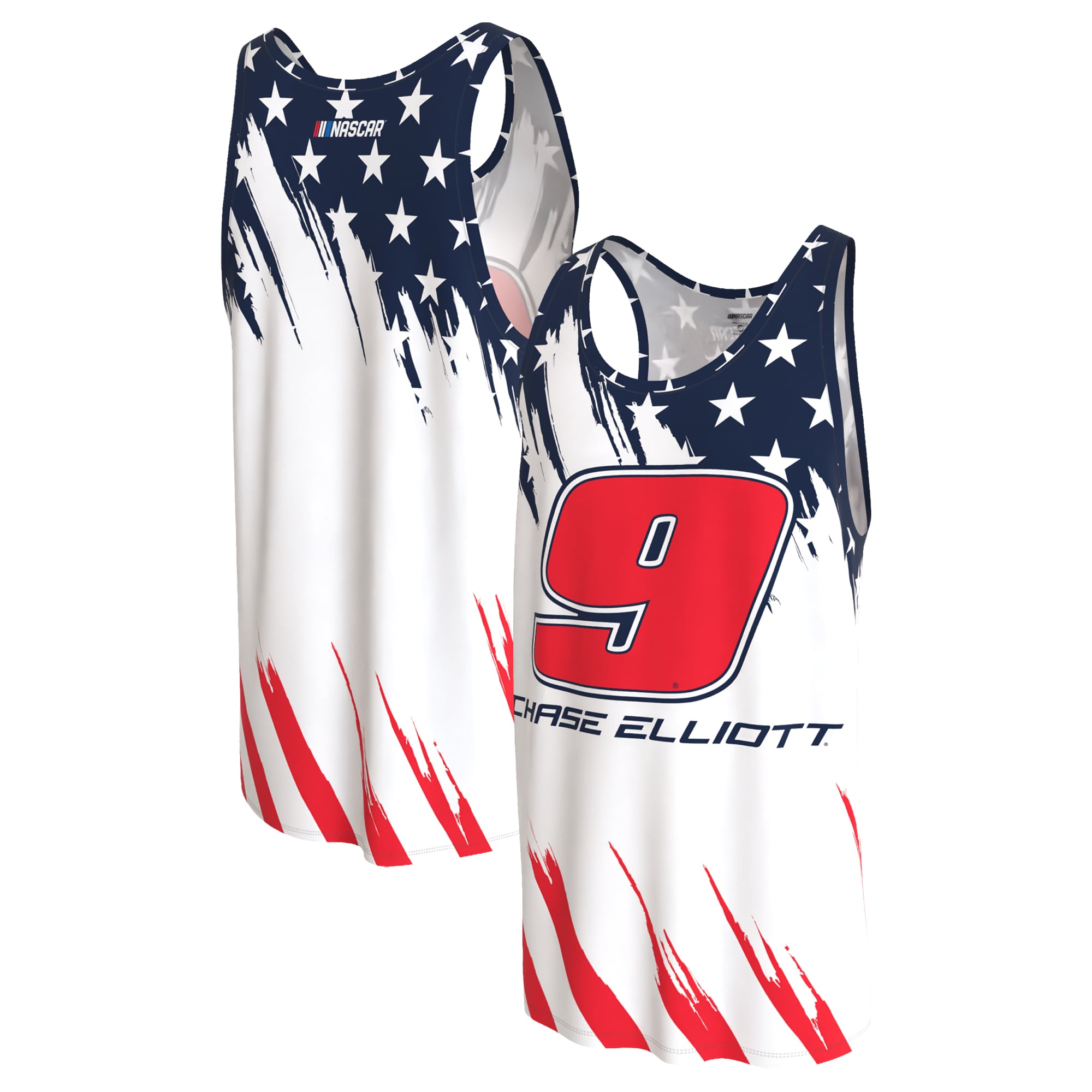 Men’s ProSphere White Chase Elliott Americana Tank Top
