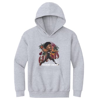 Youth 500 Level Giannis Antetokounmpo Gray Miami Heat Cartoon Hoodie