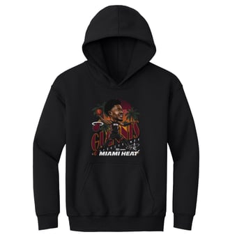 Youth 500 Level Giannis Antetokounmpo Black Miami Heat Cartoon Hoodie