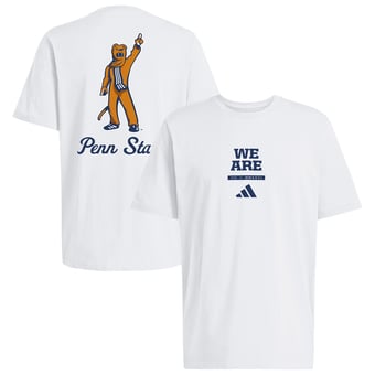 Men's adidas  White Penn State Nittany Lions Mascot Fresh T-Shirt