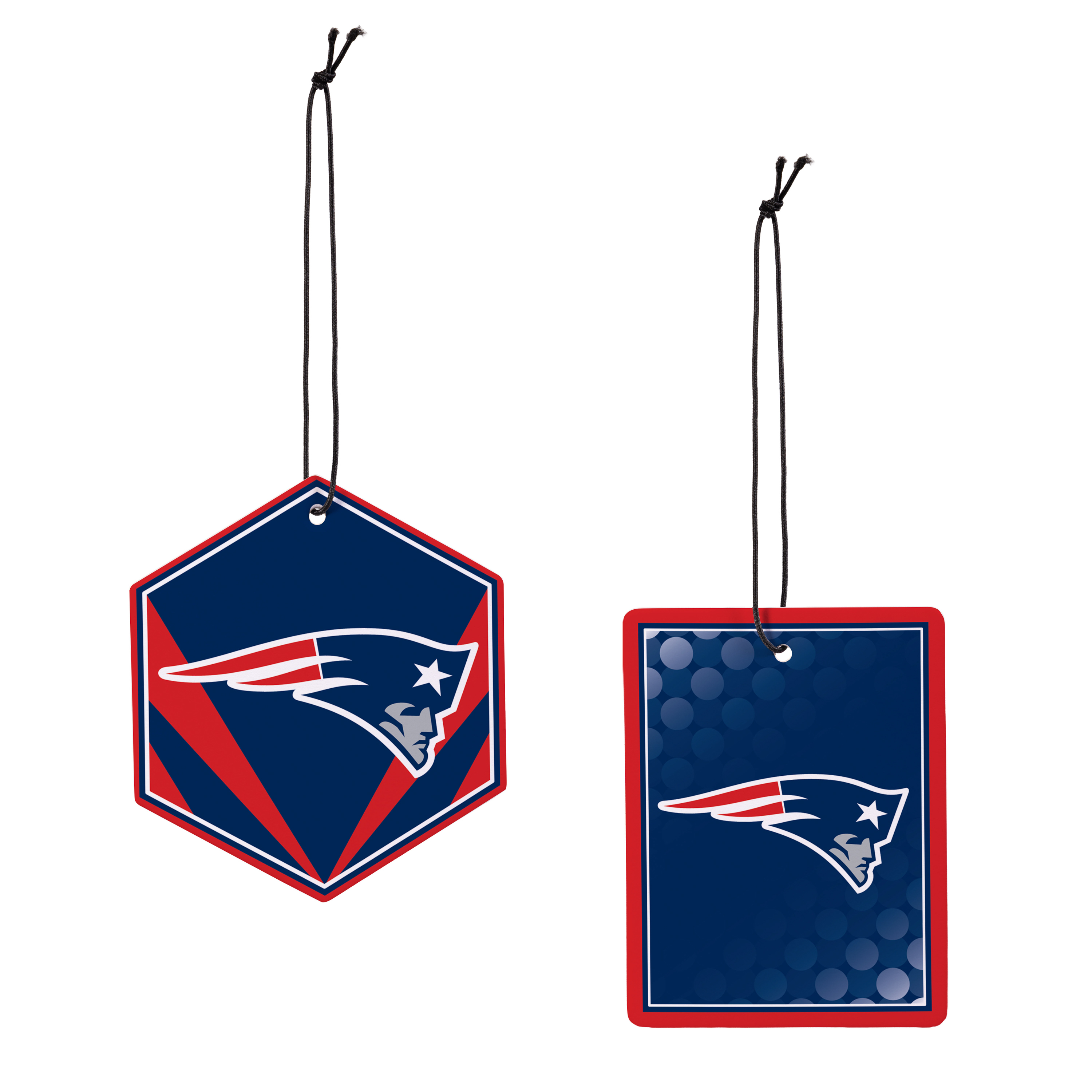 New England Patriots Hanging Air Fresheners, Set of 4