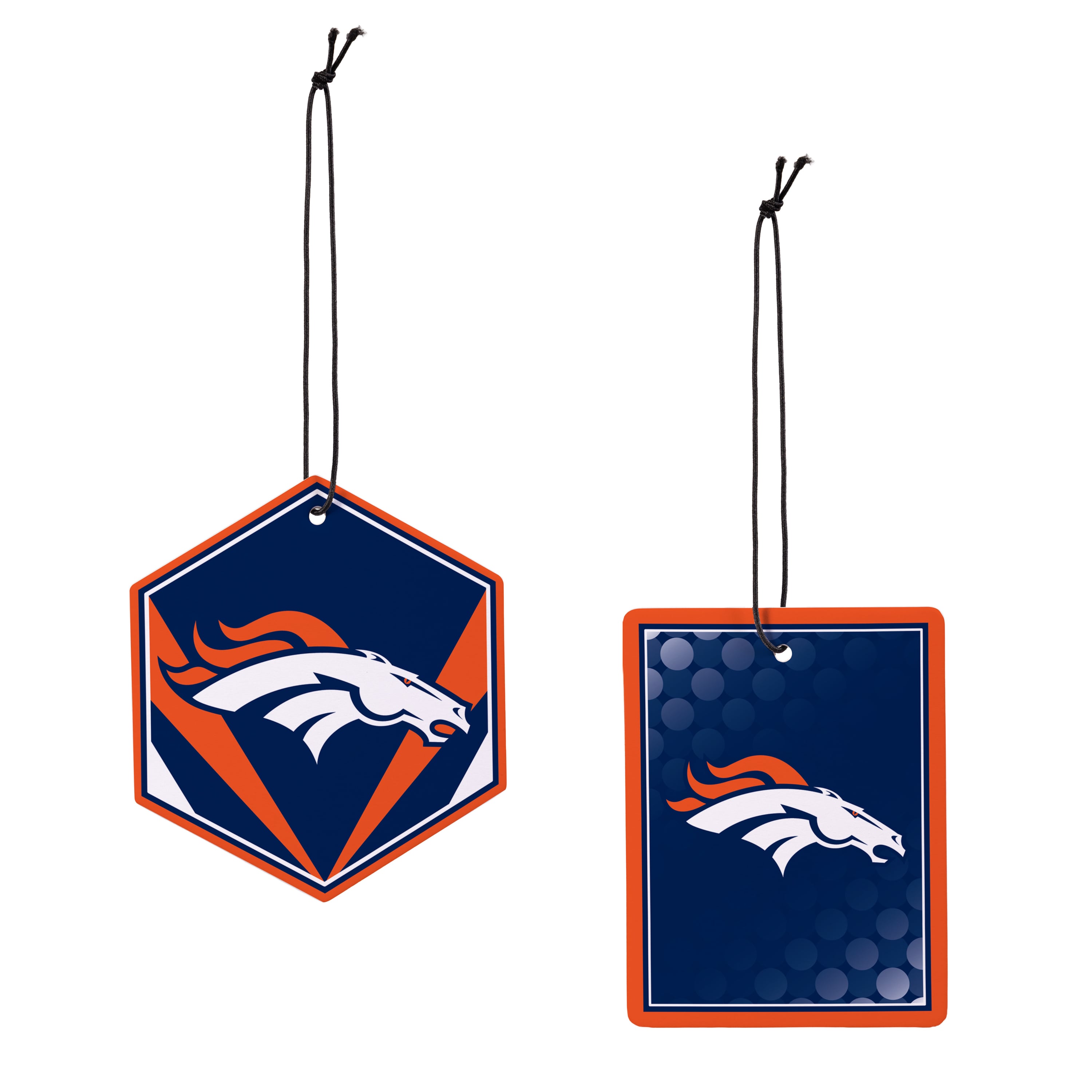 Denver Broncos Hanging Air Fresheners, Set of 4