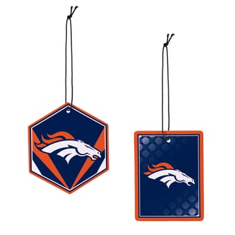 Denver Broncos Hanging Air Fresheners, Set of 4