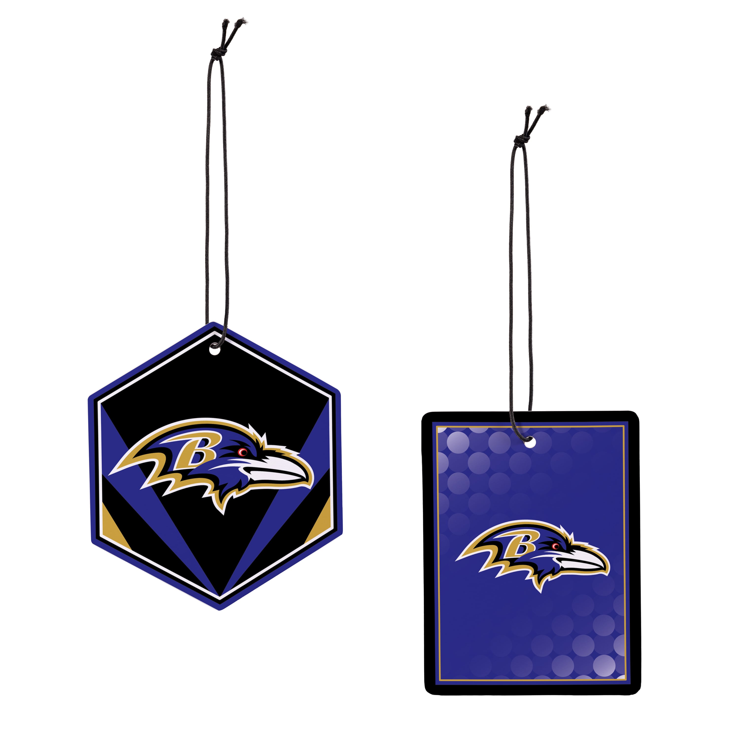 Baltimore Ravens Hanging Air Fresheners, Set of 4 Baltimore Ravens Hanging Air Fresheners, Set of 4