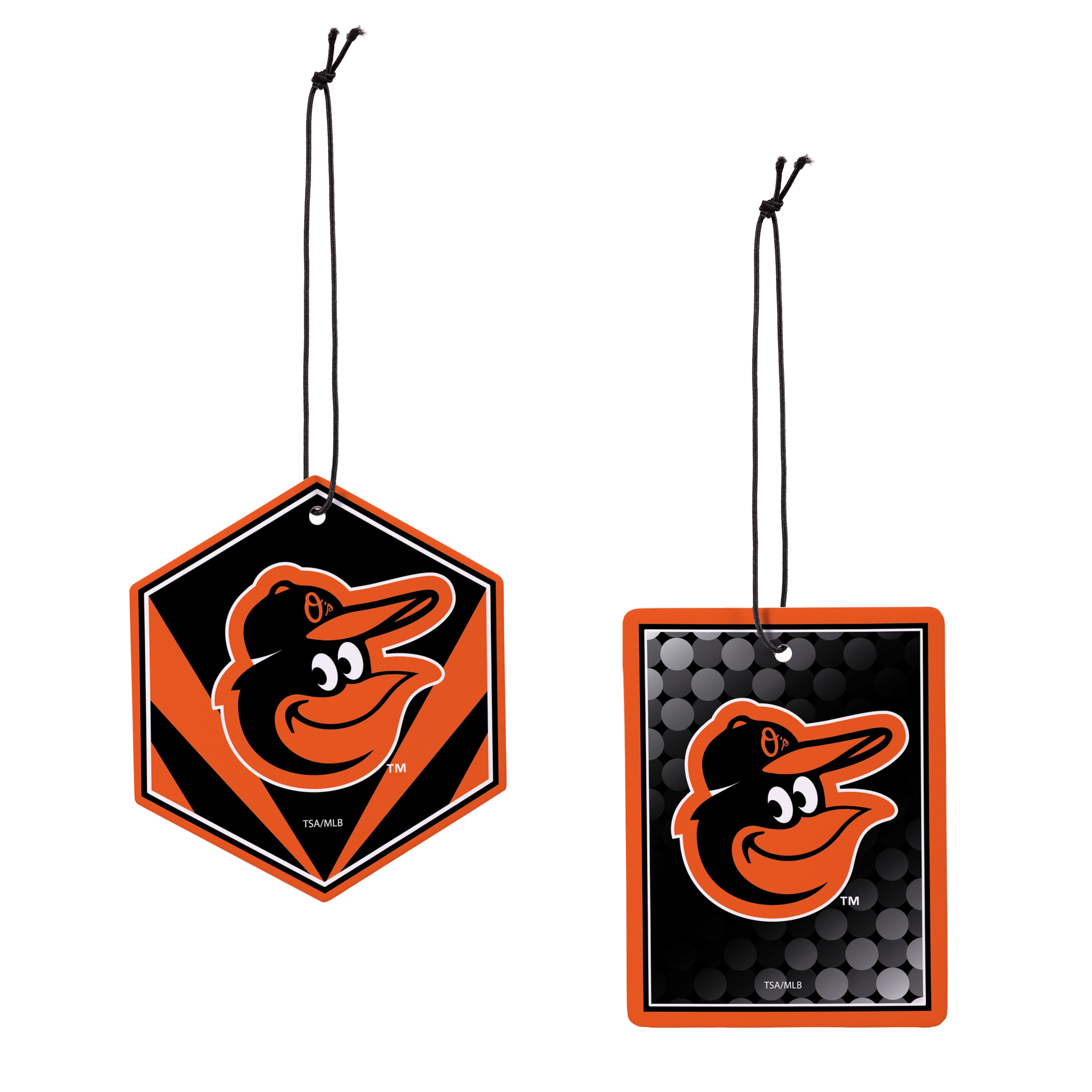 Baltimore Orioles Hanging Air Fresheners, Set of 4