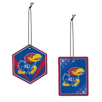 Kansas Jayhawks Hanging Air Fresheners, Set of 4