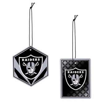 Las Vegas Raiders Hanging Air Fresheners, Set of 4