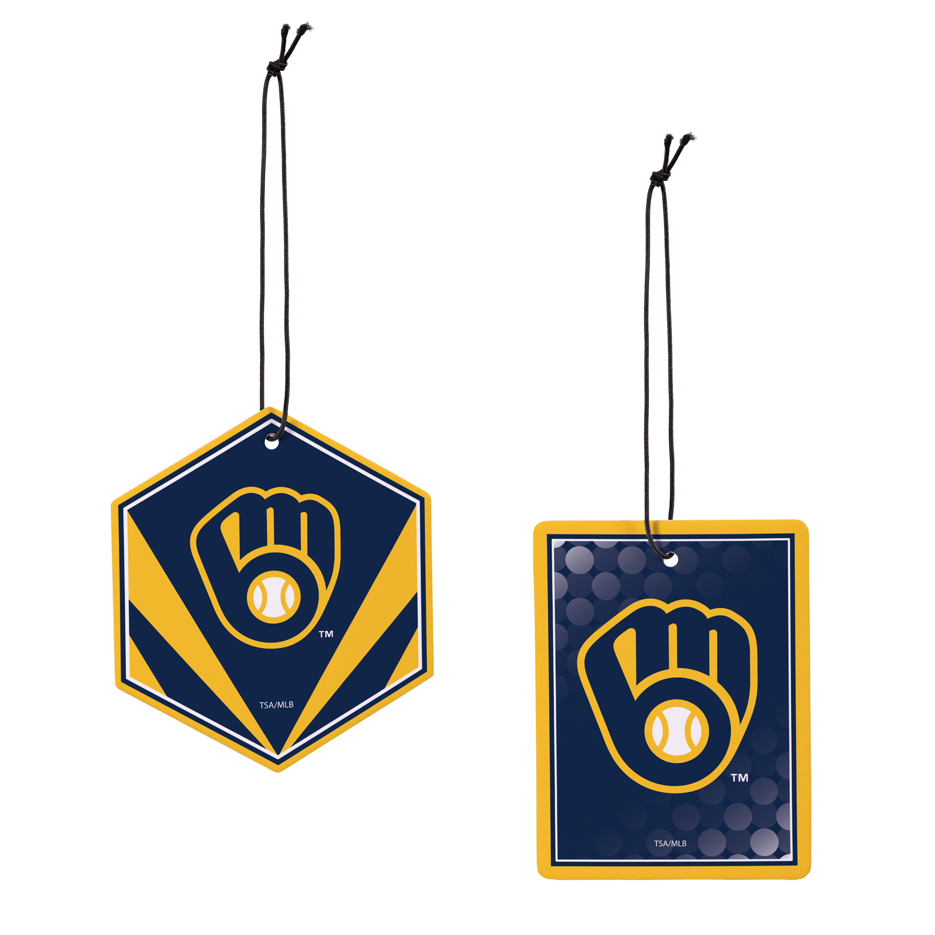 Milwaukee Brewers Hanging Air Fresheners, Set of 4