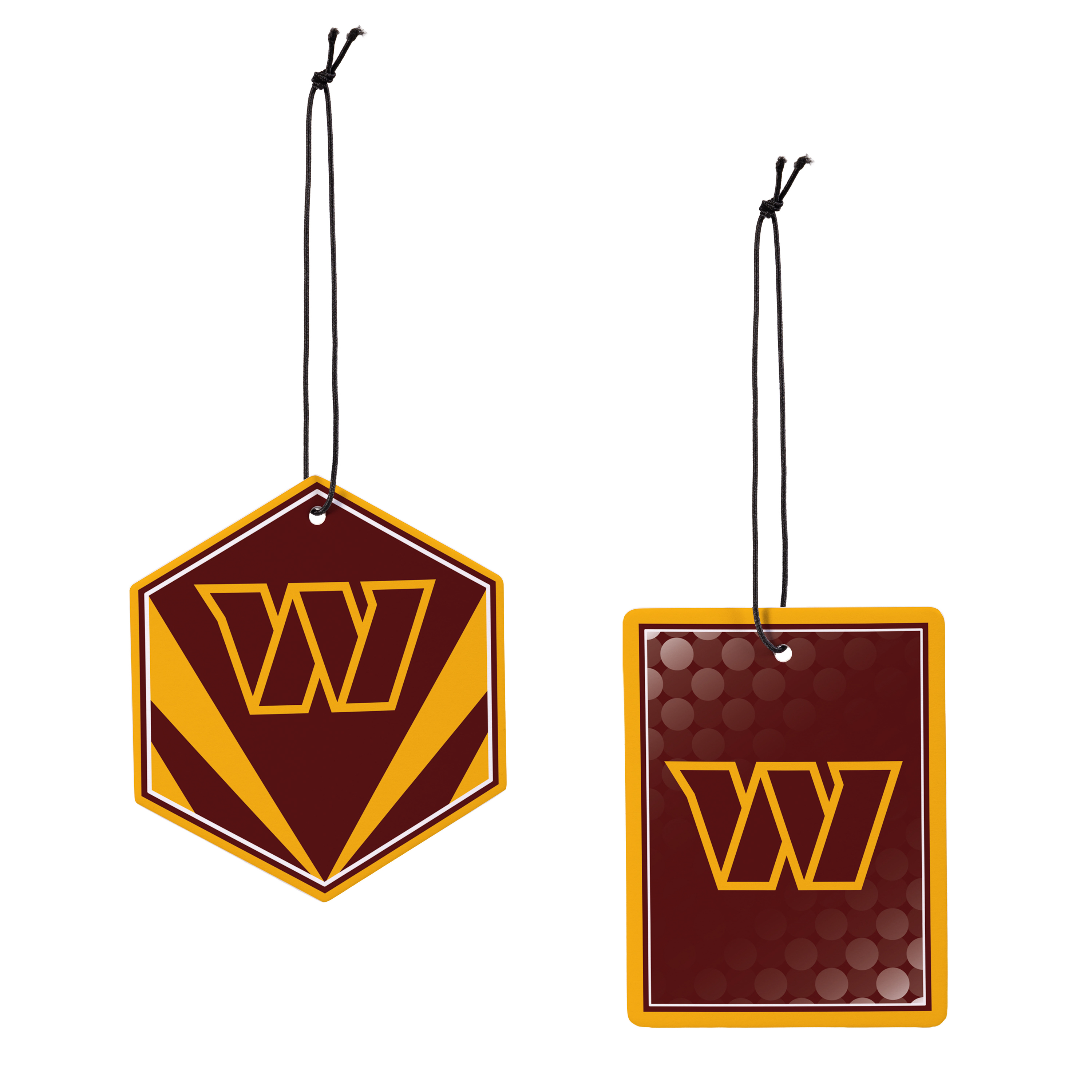 Washington Commanders Hanging Air Fresheners, Set of 4