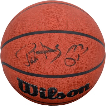 Patrick Ewing New York Knicks Autographed Wilson Authentic Series Indoor/Outdoor Basketball