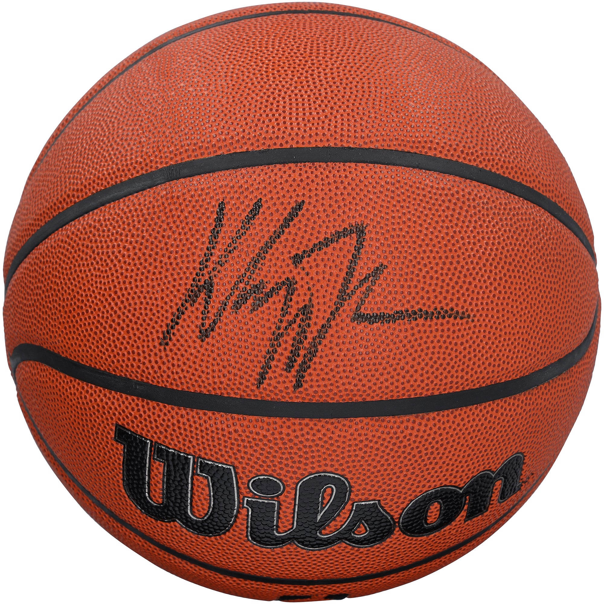 Klay Thompson Miami Heat Autographed Wilson Authentic Series Indoor/Outdoor Basketball - Black Ink