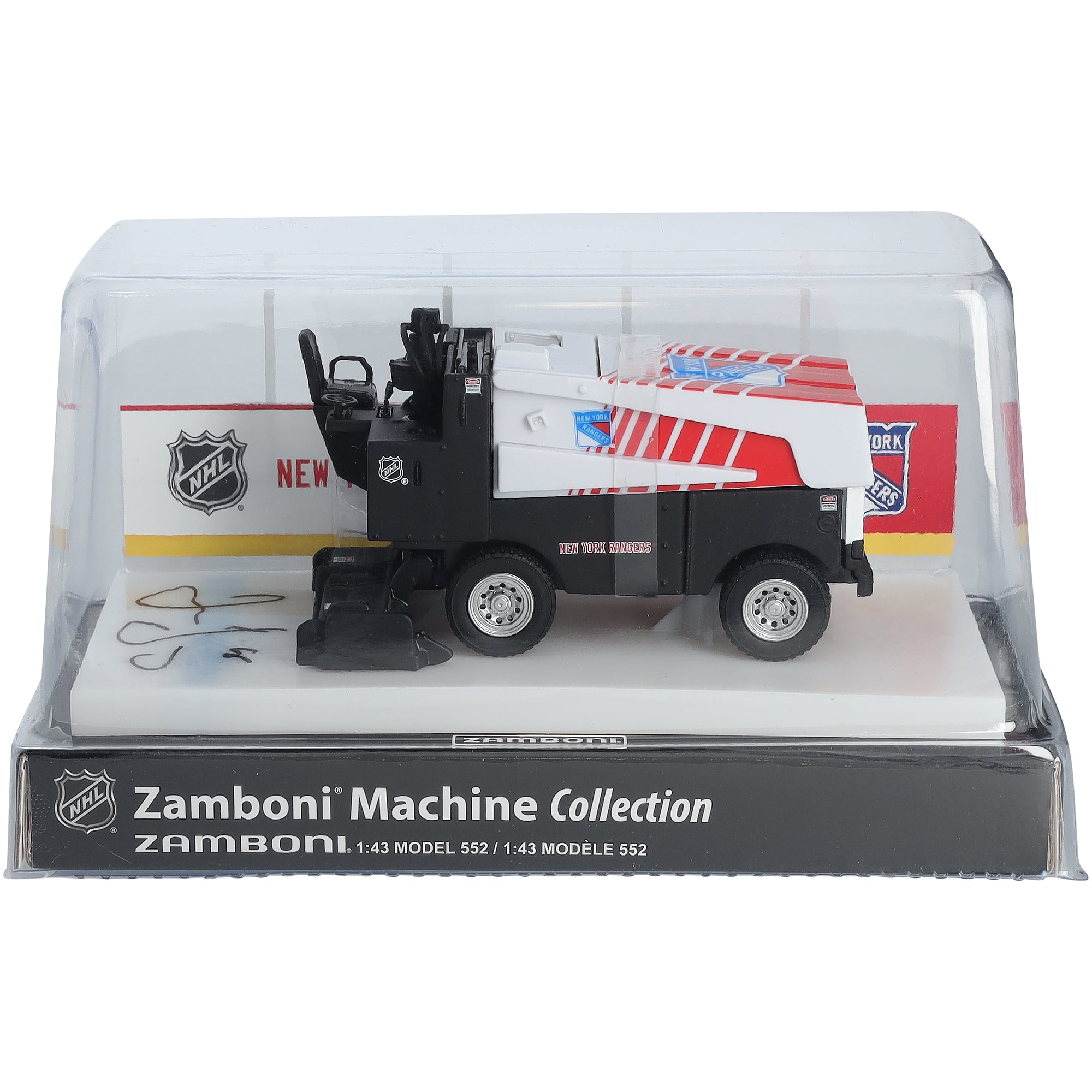 Jaromir Jagr New York Rangers Autographed 1:43 Scale Die-Cast Zamboni