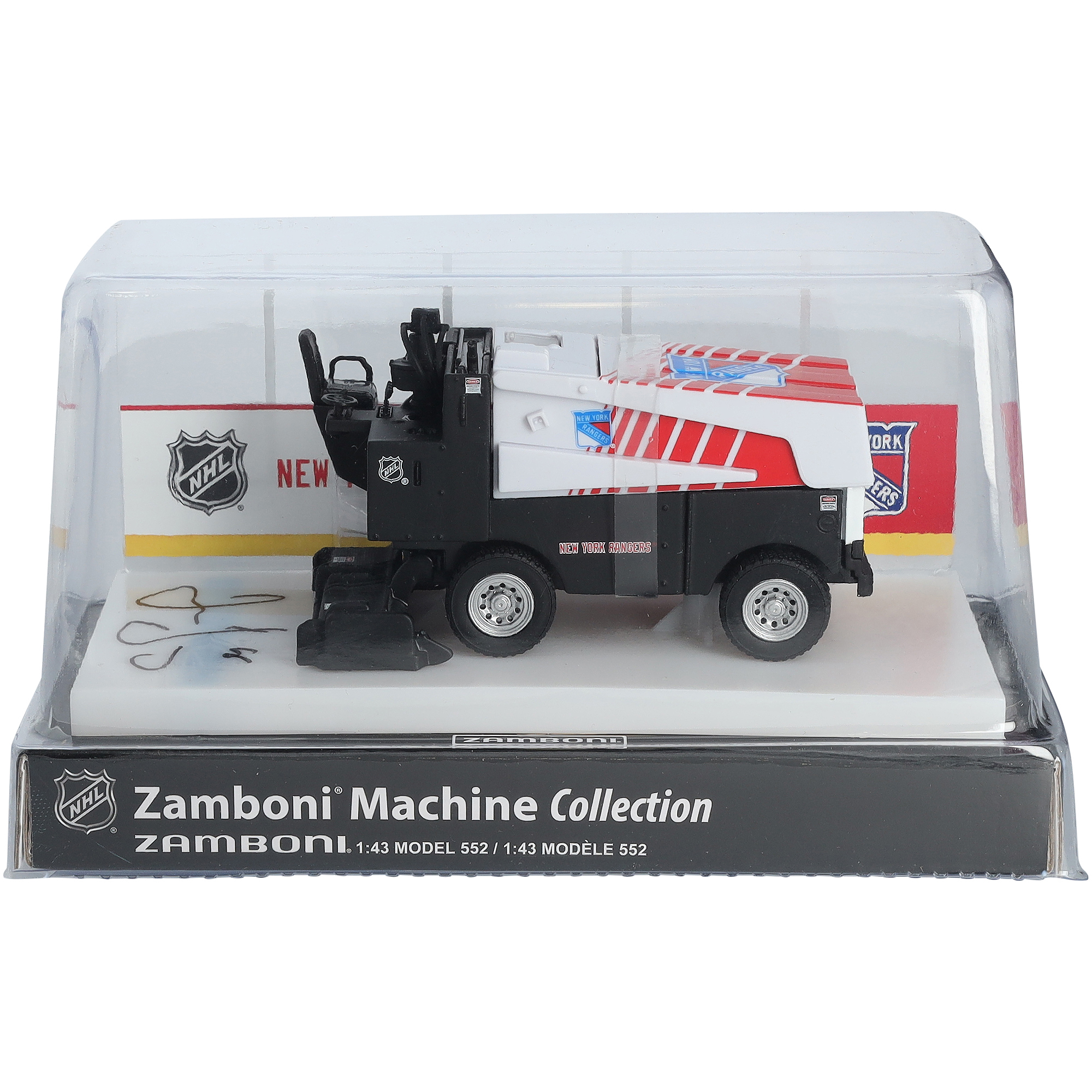 Jaromir Jagr New York Rangers Autographed 1:43 Scale Die-Cast Zamboni Jaromir Jagr New York Rangers Autographed 1:43 Scale Die-Cast Zamboni