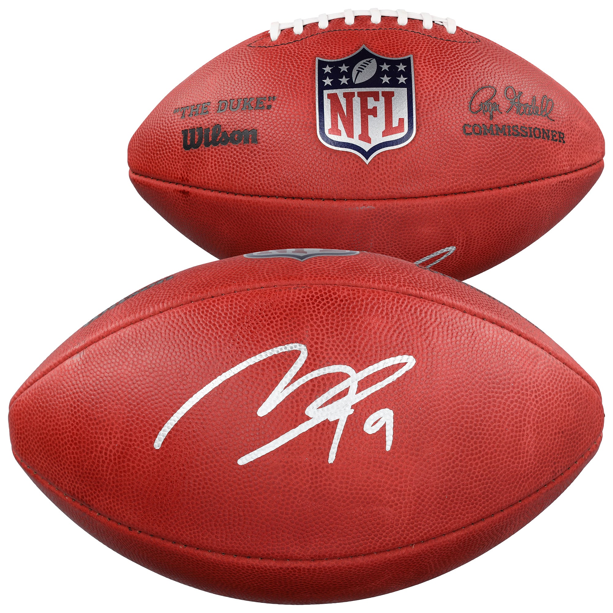 Makai Lemon Philadelphia Eagles Autographed Duke Full Color Football