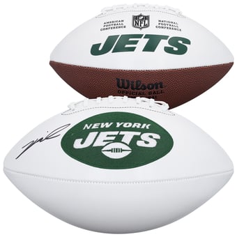 Kenyon Sadiq New York Jets Autographed Wilson White Panel Football