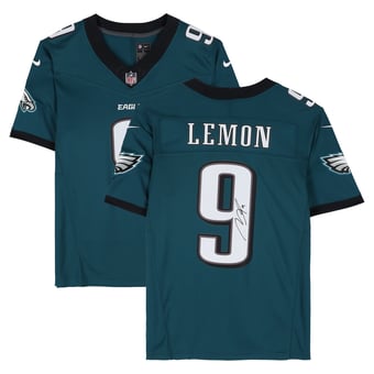 Makai Lemon Philadelphia Eagles Autographed Midnight Green Nike Vapor Fuse Limited Jersey