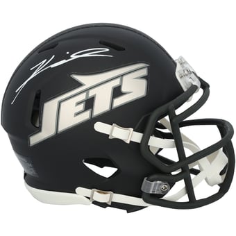 Kenyon Sadiq New York Jets Autographed Riddell 2024 Alternate #1 Black Speed Mini Helmet