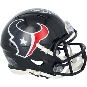 Reed Blankenship Houston Texans Autographed Riddell Speed Mini Helmet