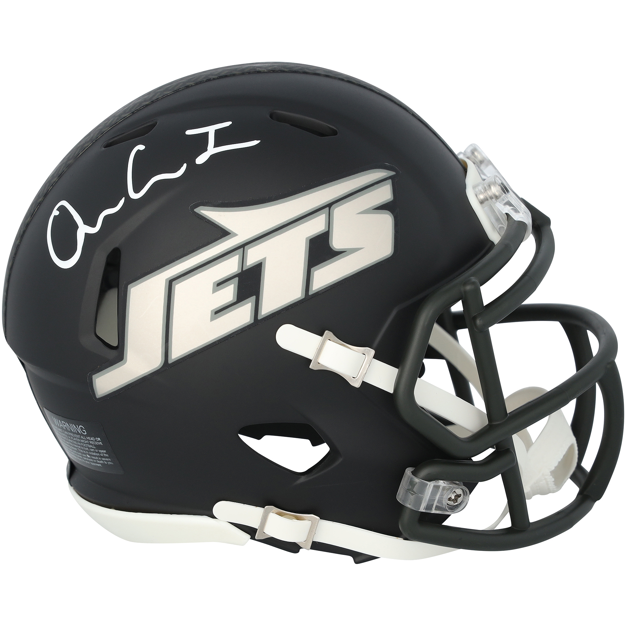 Omar Cooper Jr. New York Jets Autographed Riddell Rivalry Speed Mini Helmet