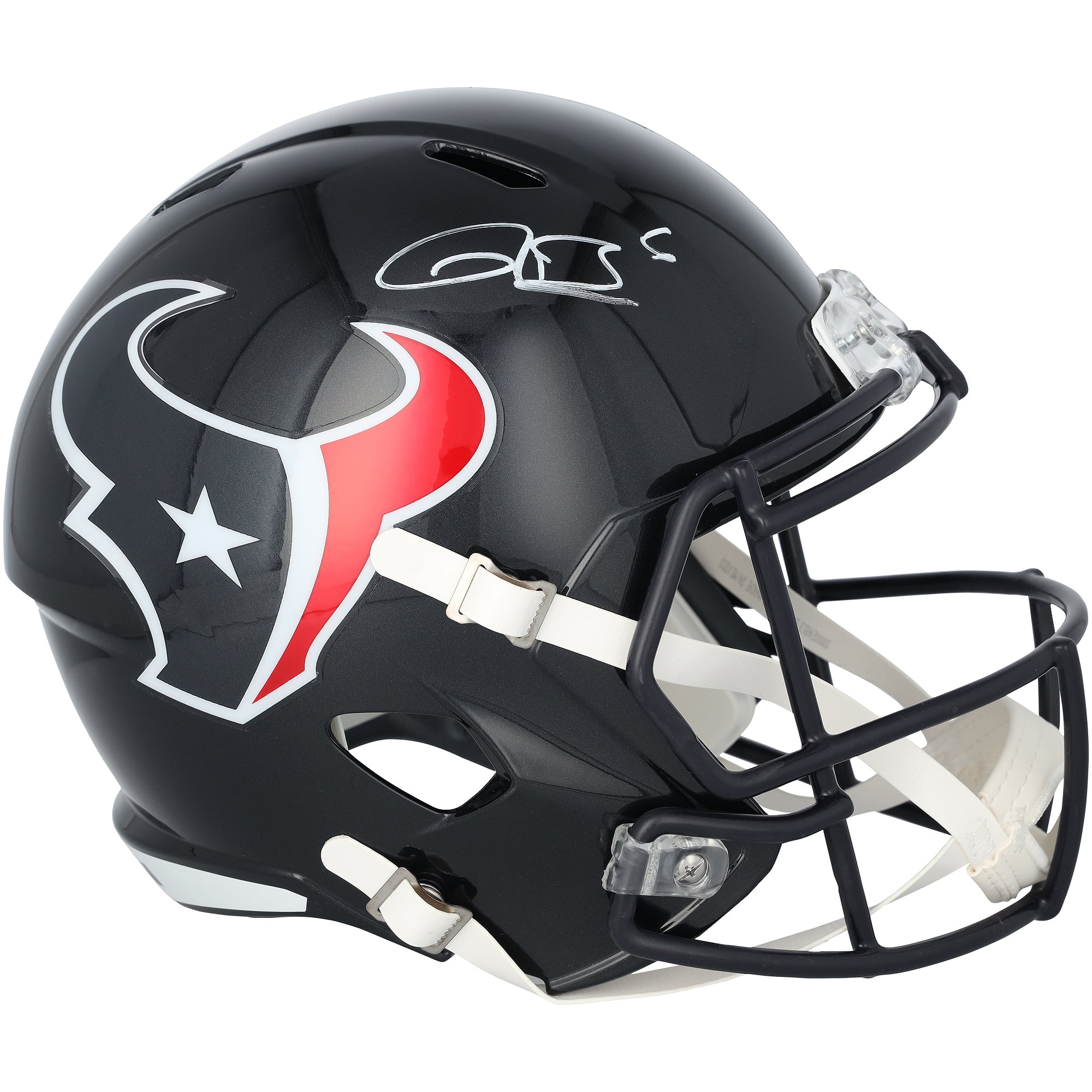 Reed Blankenship Houston Texans Autographed Riddell Speed Replica Helmet