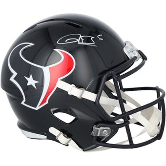 Reed Blankenship Houston Texans Autographed Riddell Speed Replica Helmet