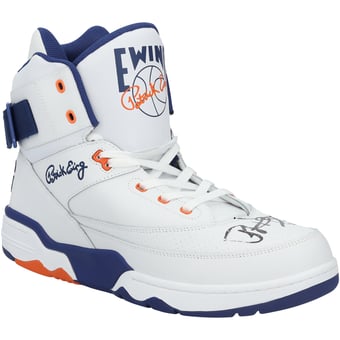Patrick Ewing New York Knicks Autographed 33 HI OG Blue/Orange/White Shoe