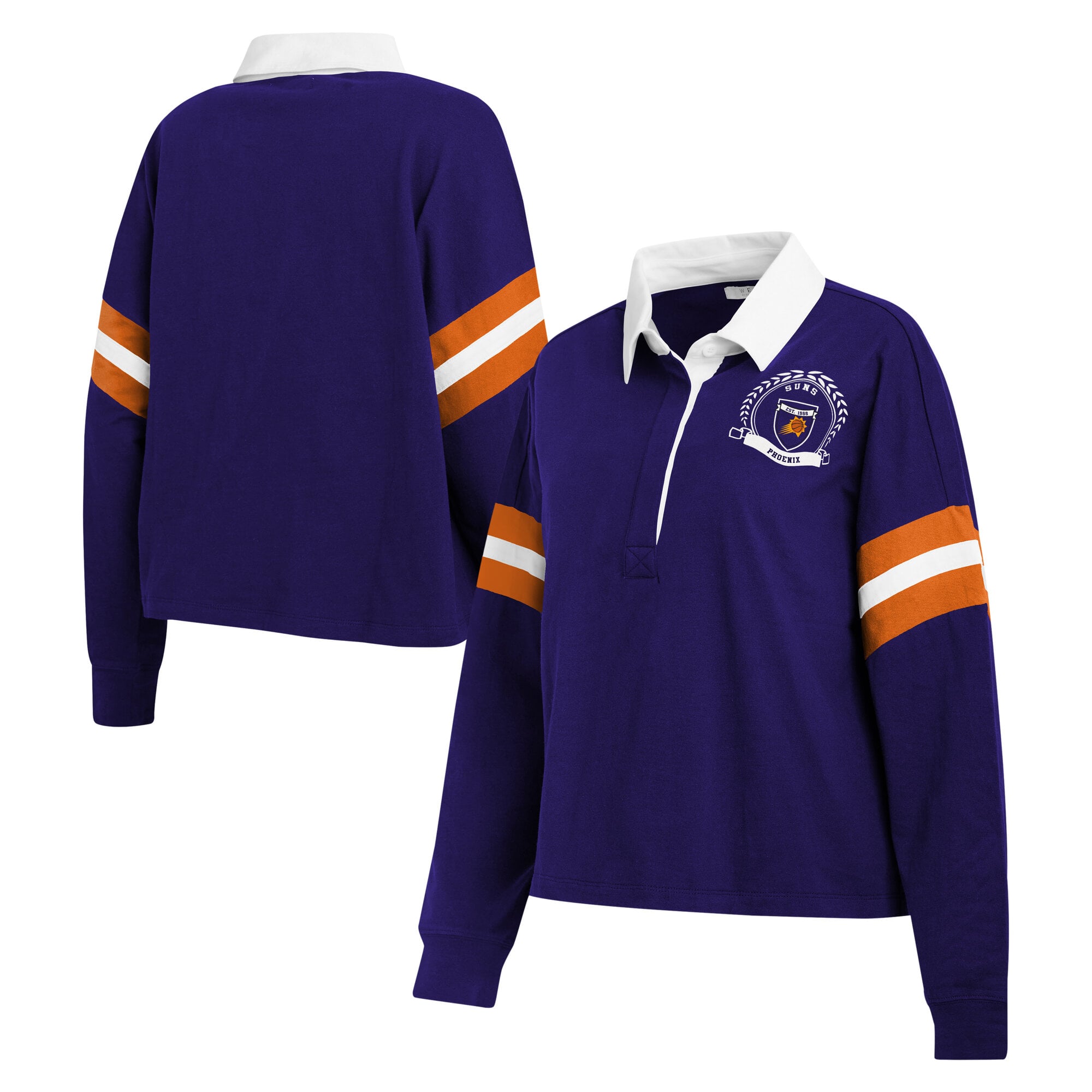 Women's WEAR by Erin Andrews Purple Phoenix Suns Rugby Polo