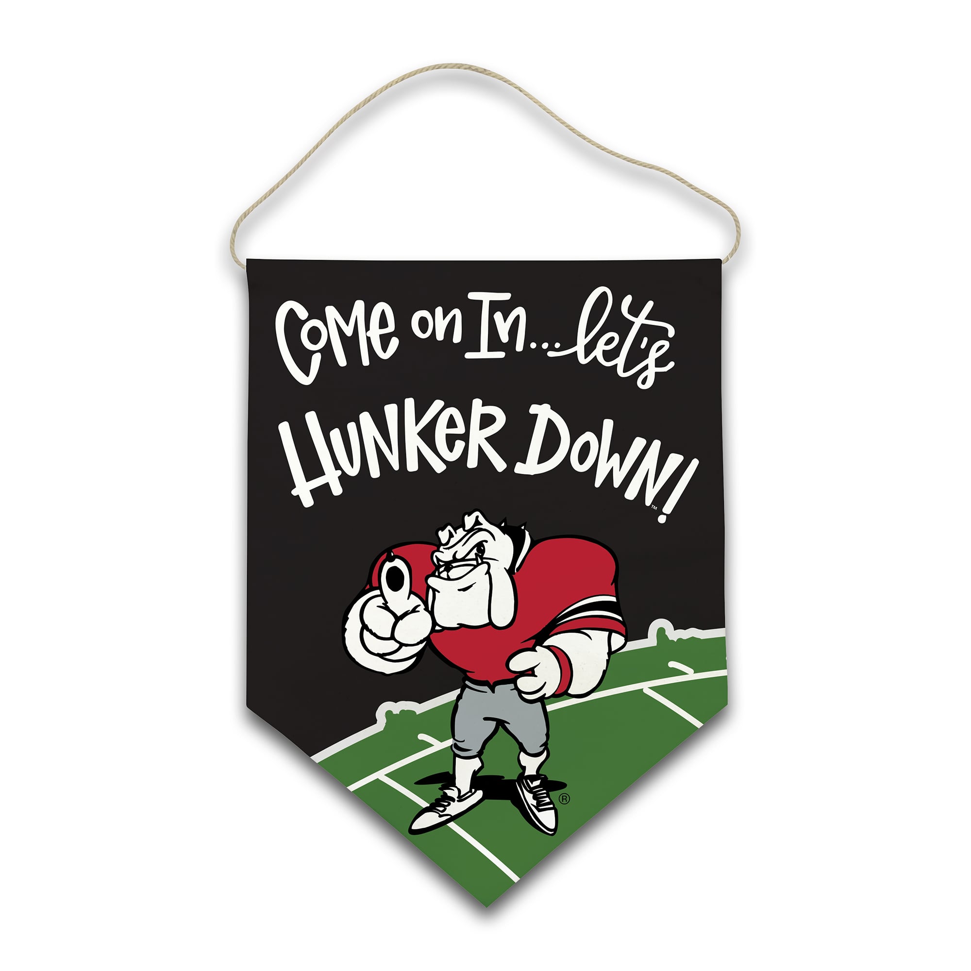 Georgia Bulldogs Welcome Canvas Hanger