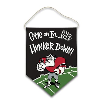 Georgia Bulldogs Welcome Canvas Hanger