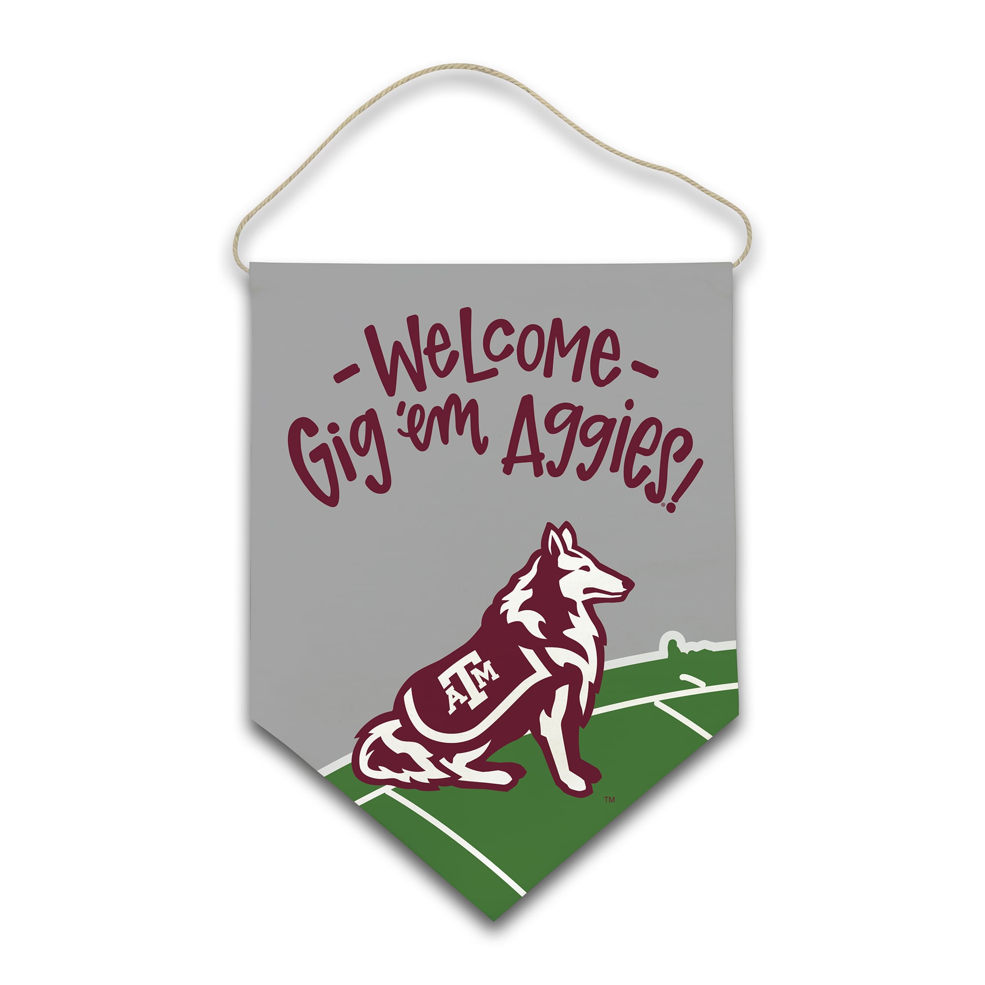 Texas A&M Aggies Welcome Canvas Hanger