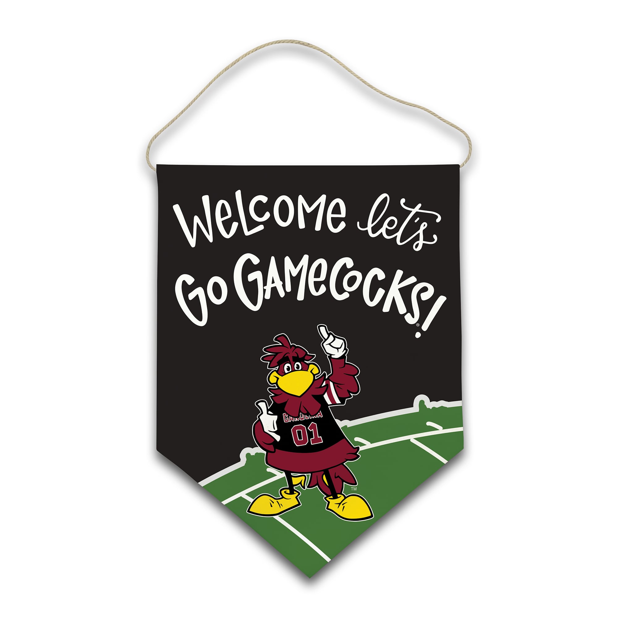 South Carolina Gamecocks Welcome Canvas Hanger