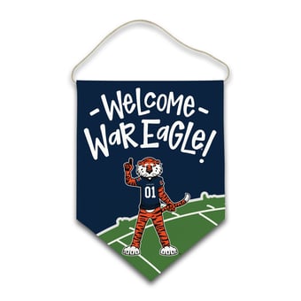 Auburn Tigers Welcome Canvas Hanger