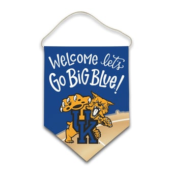 Kentucky Wildcats Welcome Canvas Hanger