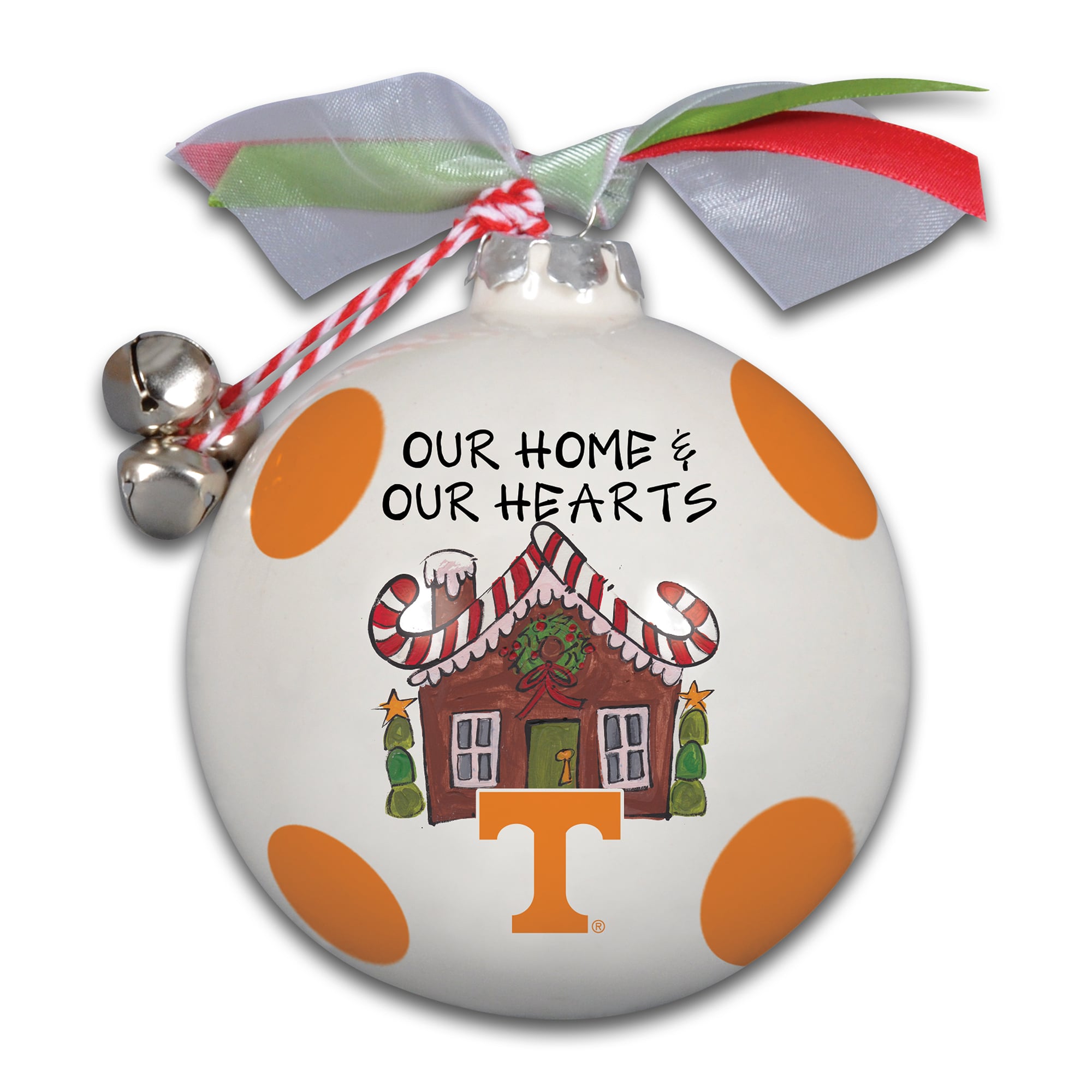 Tennessee Volunteers Home & Hearts Ornament