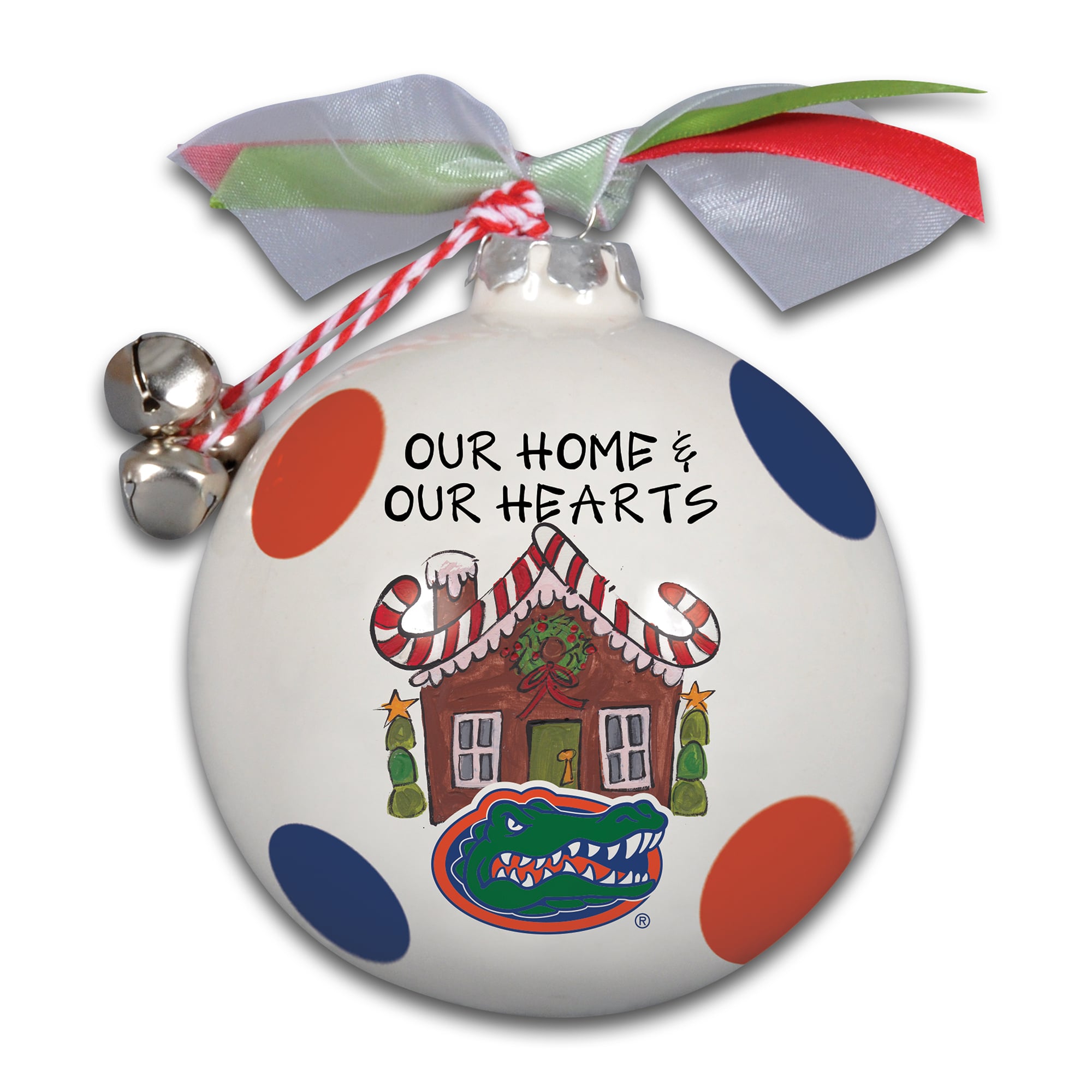 Florida Gators Home & Hearts Ornament