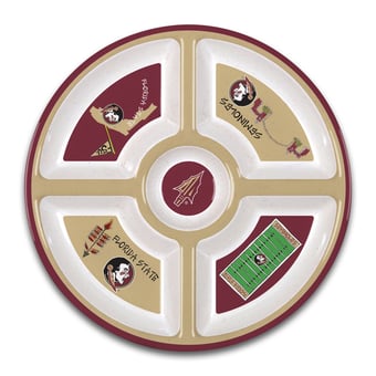 Florida State Seminoles Five-Section Melamine Platter