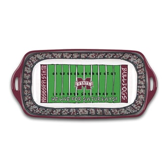 Mississippi State Bulldogs Melamine Stadium Platter