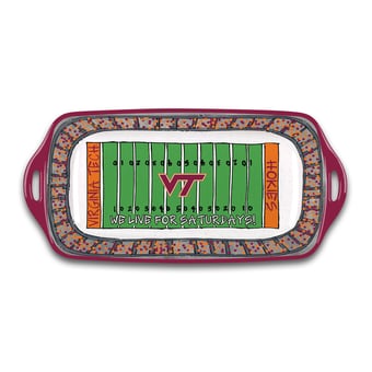 Virginia Tech Hokies Melamine Stadium Platter