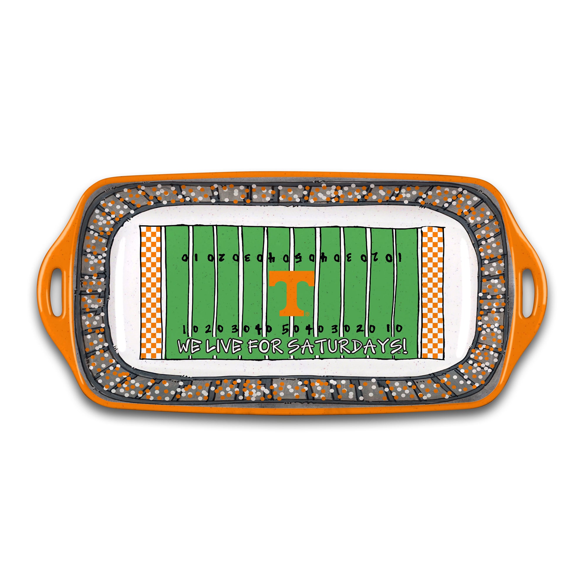 Tennessee Volunteers Melamine Stadium Platter