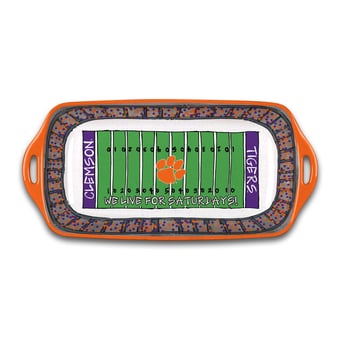 Clemson Tigers Melamine Stadium Platter