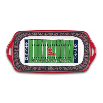 Ole Miss Rebels Melamine Stadium Platter