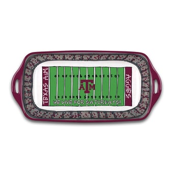 Texas A&M Aggies Melamine Stadium Platter